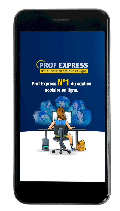 télécharger l'appli de soutien scolaire gratuite de Prof Express