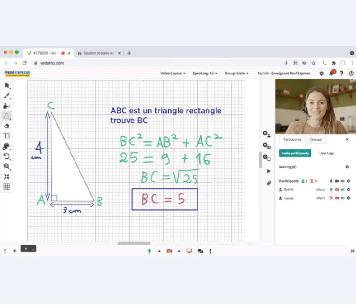 soutien scolaire en maths Prof Express