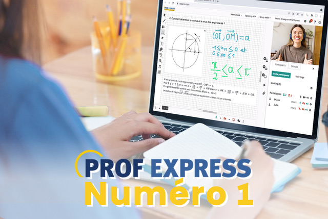 Pourquoi Prof Express est-il numéro 1 du soutien scolaire en ligne ?